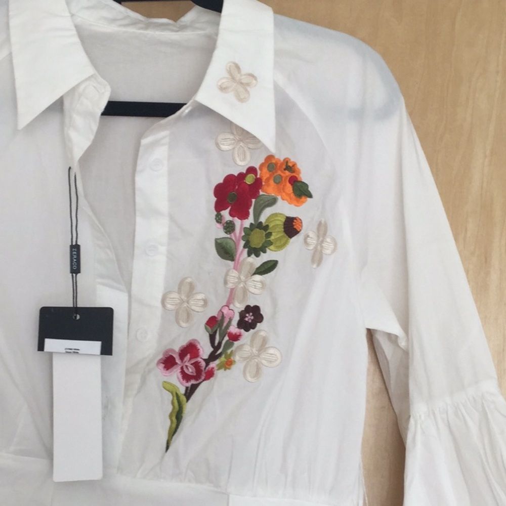 Rhinestone Embellished & Embroidered Shirt… - Picture 3 of 10
